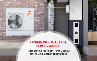 Optimizing Dual-Fuel Performance: Recalibrating Your Heat Pump Lockout for the 2026 Carbon Tax Increase